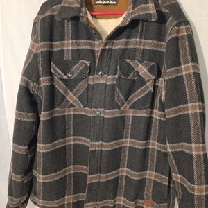 Jachs New York Plaid Sherpa Lined Jacket